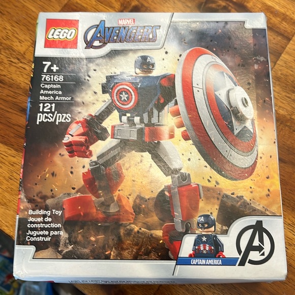 LEGO Marvel Avengers Classic Captain America Mech Armor - Picture 1 of 4